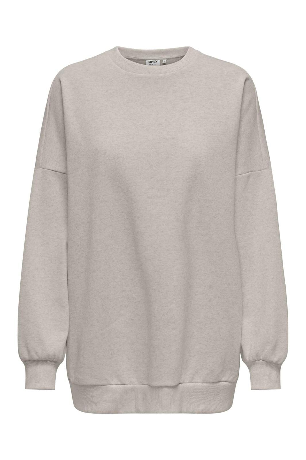 Only - Onldaze L/S Oversize O-Neck Swt - 4629544 Pumice Stone