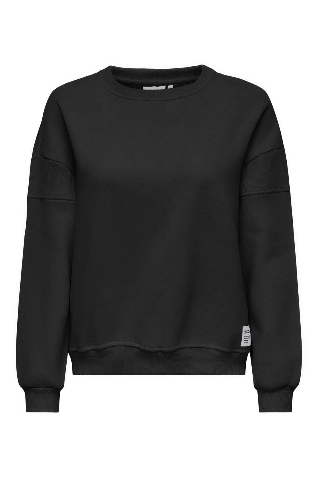 Only - Onlelliot L/S O-Neck Zip Swt - 4702805 Black Labels Brooklyn