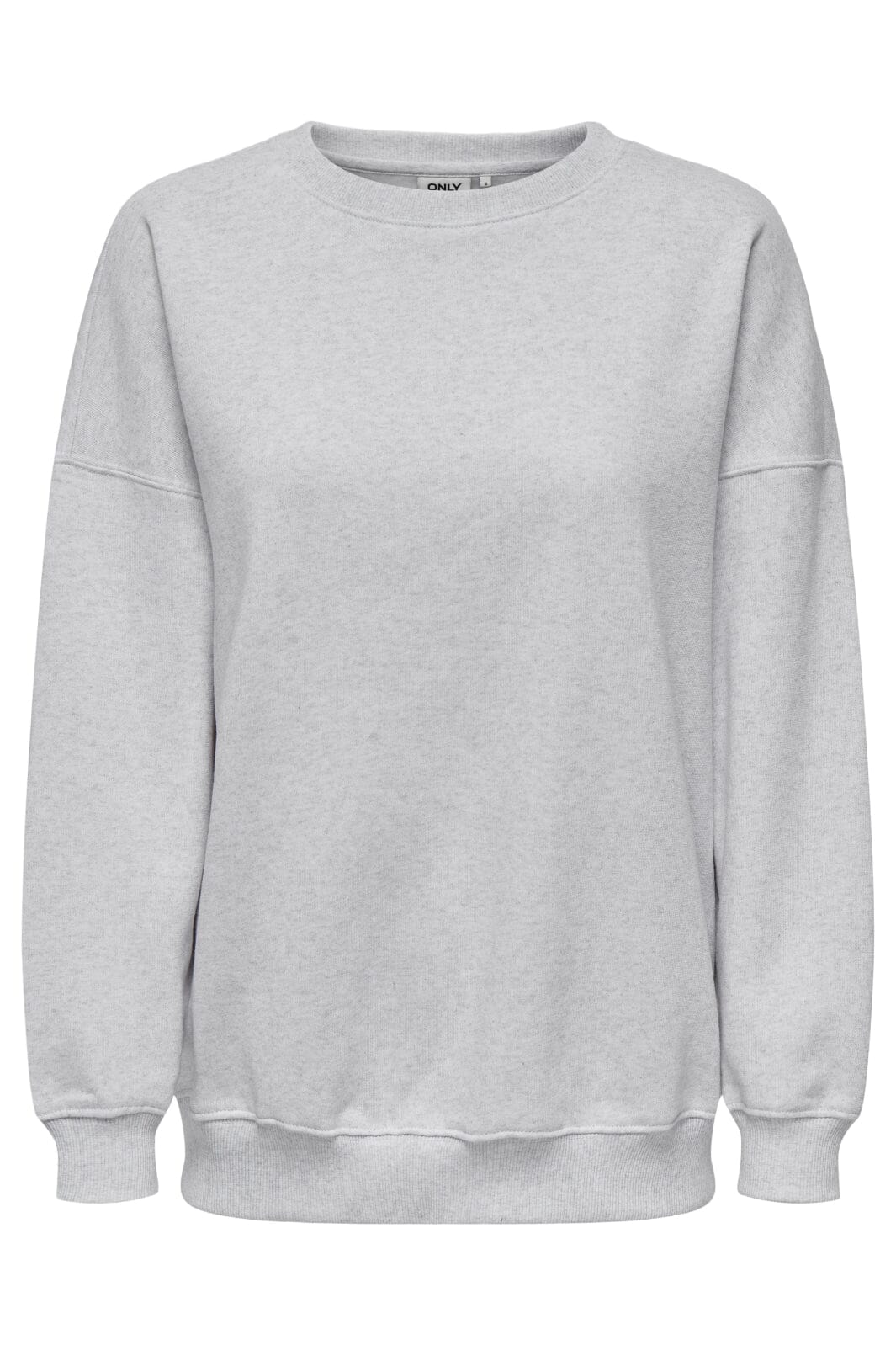 Only - Onlelliot L/S Open Back Swt - 4638158 Light Grey Melange Labels Brooklyn Sweatshirts 