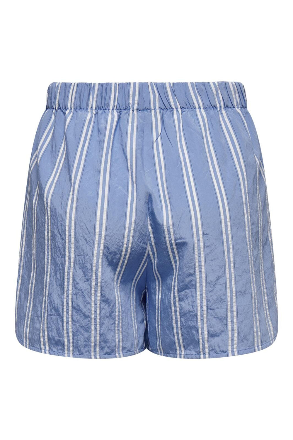 Only - Onlesther Button Shorts - 4693804 Moonlight Blue Cloud Dancer