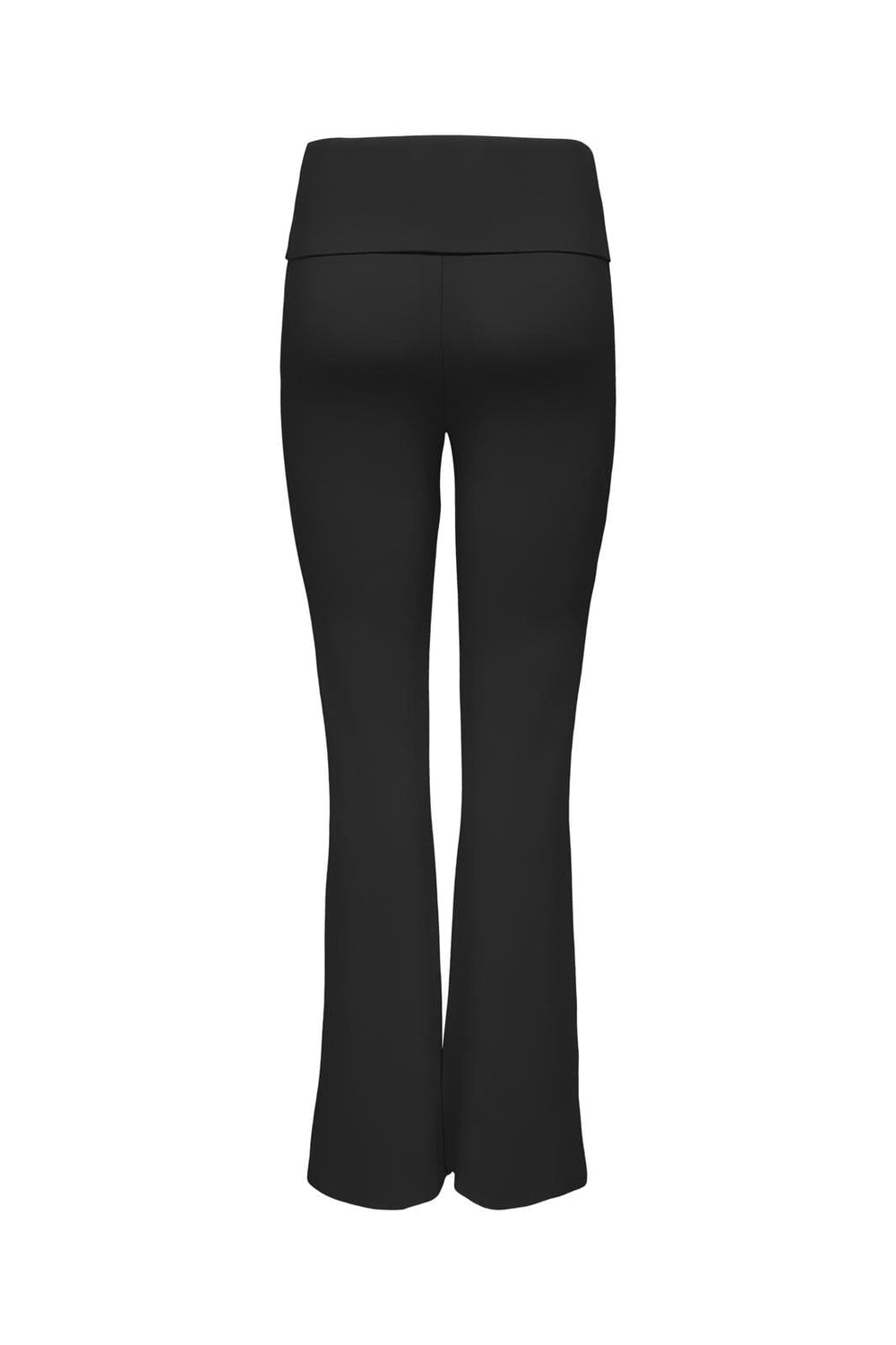 Only - Onlfelina Fold Down Pants - 4671194 Black