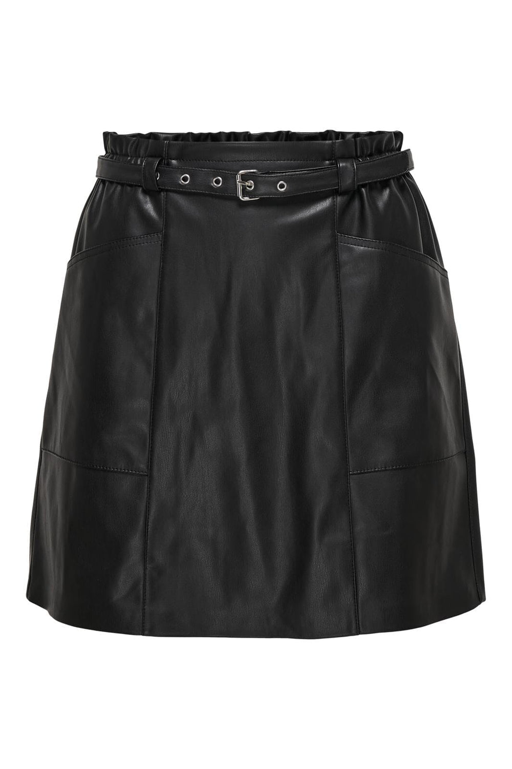 Only - Onlheidi Faux Leather Skirt Cc - 3645585 Black