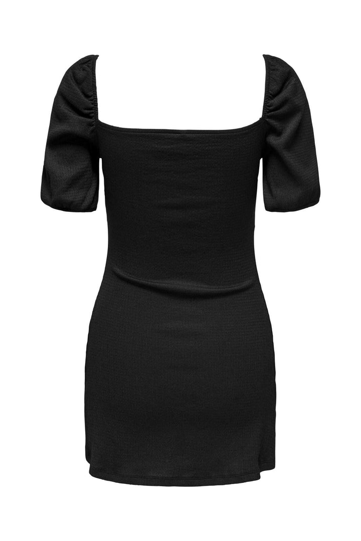 Only - Onlhillary Fili Square Neck Dress - 4678782 Black