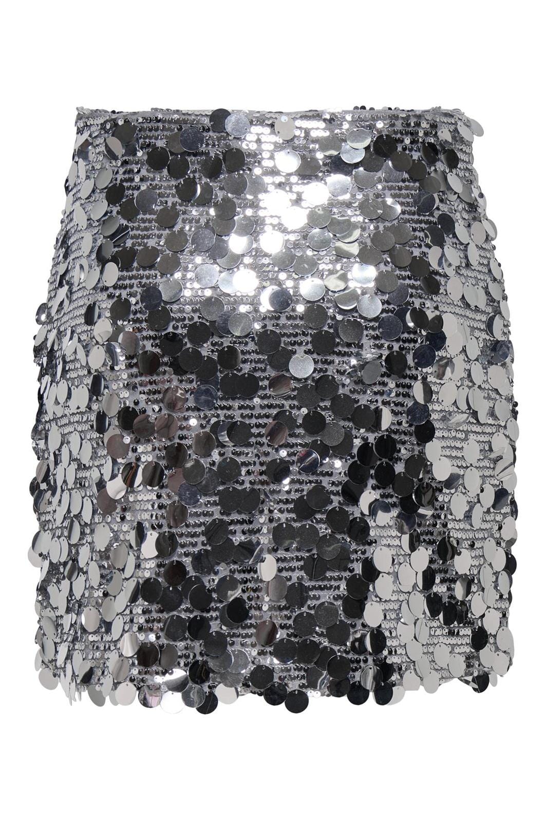 Only - Onljadel Sequins Skirt - 4732778 Silver W Silver Sequins