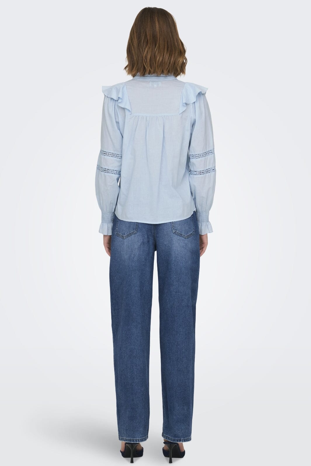 Only - Onljulia Life L/S Blouse 15342815 - 4692719 - Cashmere Blue