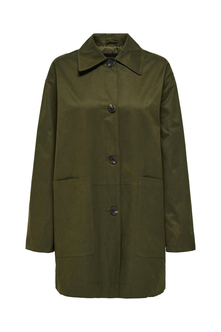 Only - Onlkavana Coat - 4637028 Dark Olive