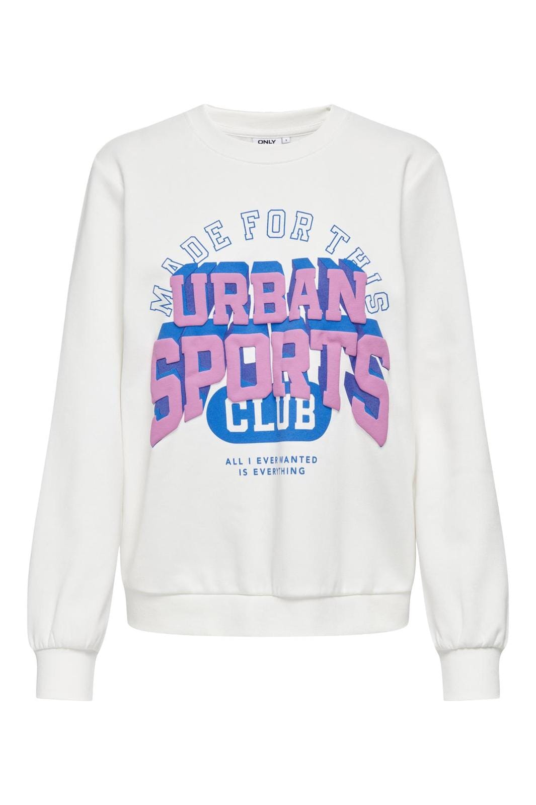 Only - Onlkimmie L/S O-Neck Cc Swt - 4535585 Cloud Dancer Urban