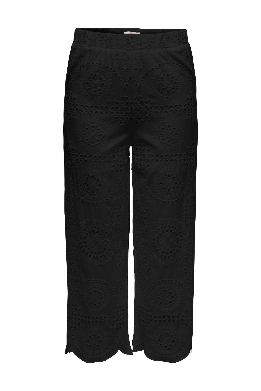 Only - Onllila Zindy Life Pant - 4528700 Black Bukser 