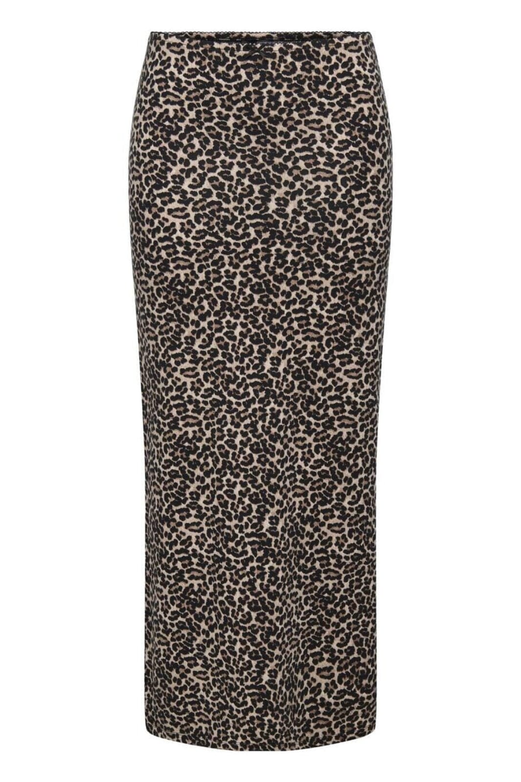 Only - Onllinette Maxi Skirt - 4741633 Black Leo Nederdele 