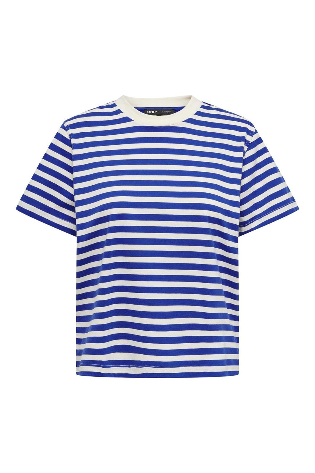 Only - Onllivina S/S Stripe Tee - 4450902 Surf The Web Cd Stripes