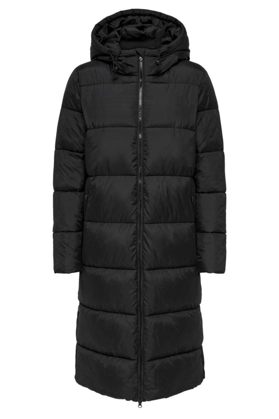 Only - Onlmontana Long Puffer Jacket - 3584051 Black