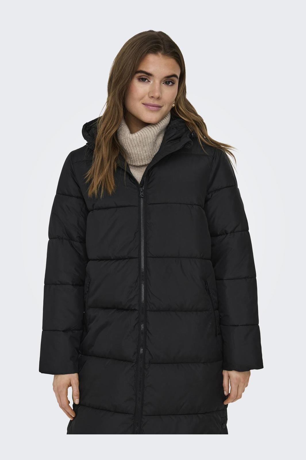 Only - Onlmontana Long Puffer Jacket - 3584051 Black