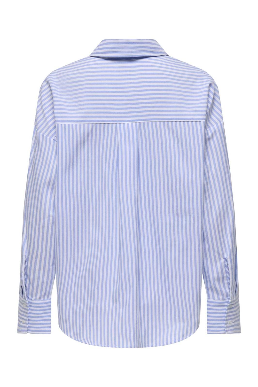 Only - Onloregon Oxford Life Ls Shirt - 4689670 Bright White Open Air