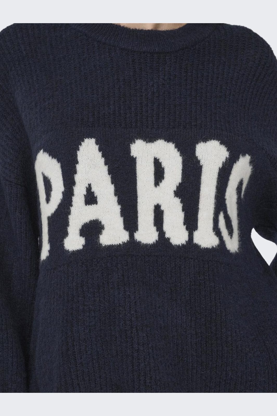 Only - Onlparri Ls Pullover Knt - 4845168 Dark Navy Paris