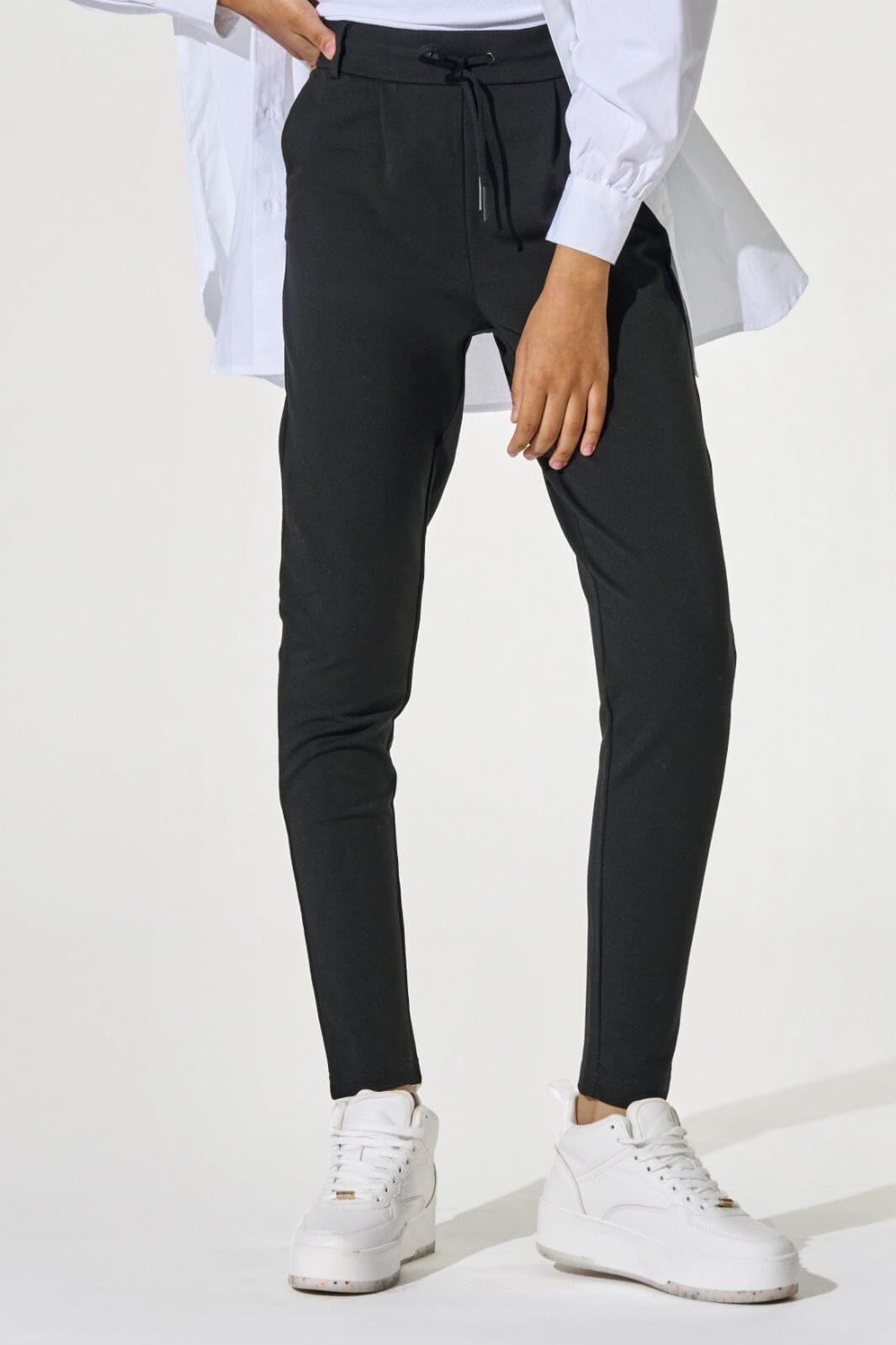 Only - Onlpoptrash Life Easy Col Pant - 2227452 Black 