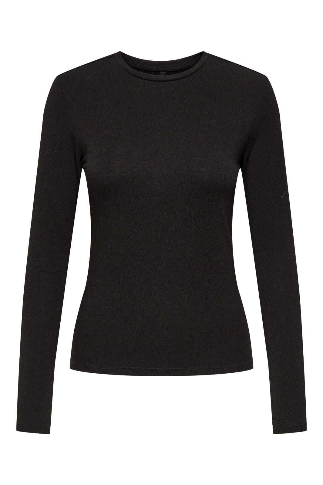 Only - Onlsia L/S O-Neck Top Box - 4607620 Black Coffee Bluser 