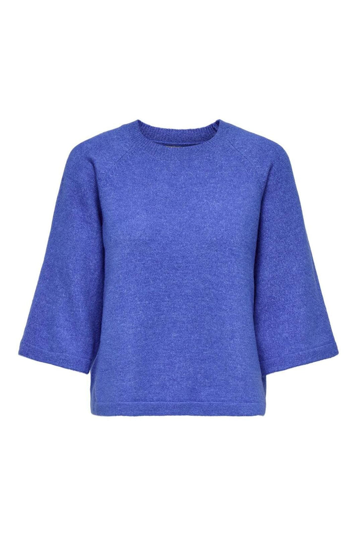 Only - Onlsimoni 3/4 Pullover Knt - 4680773 Ultramarine Melange