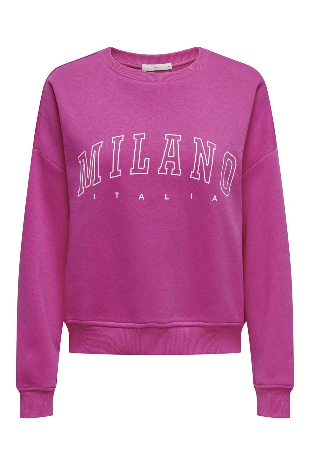 Only - Onlsweat Life L/S Crew O.Size State - 4449101 Rose Violet Milano - Italy