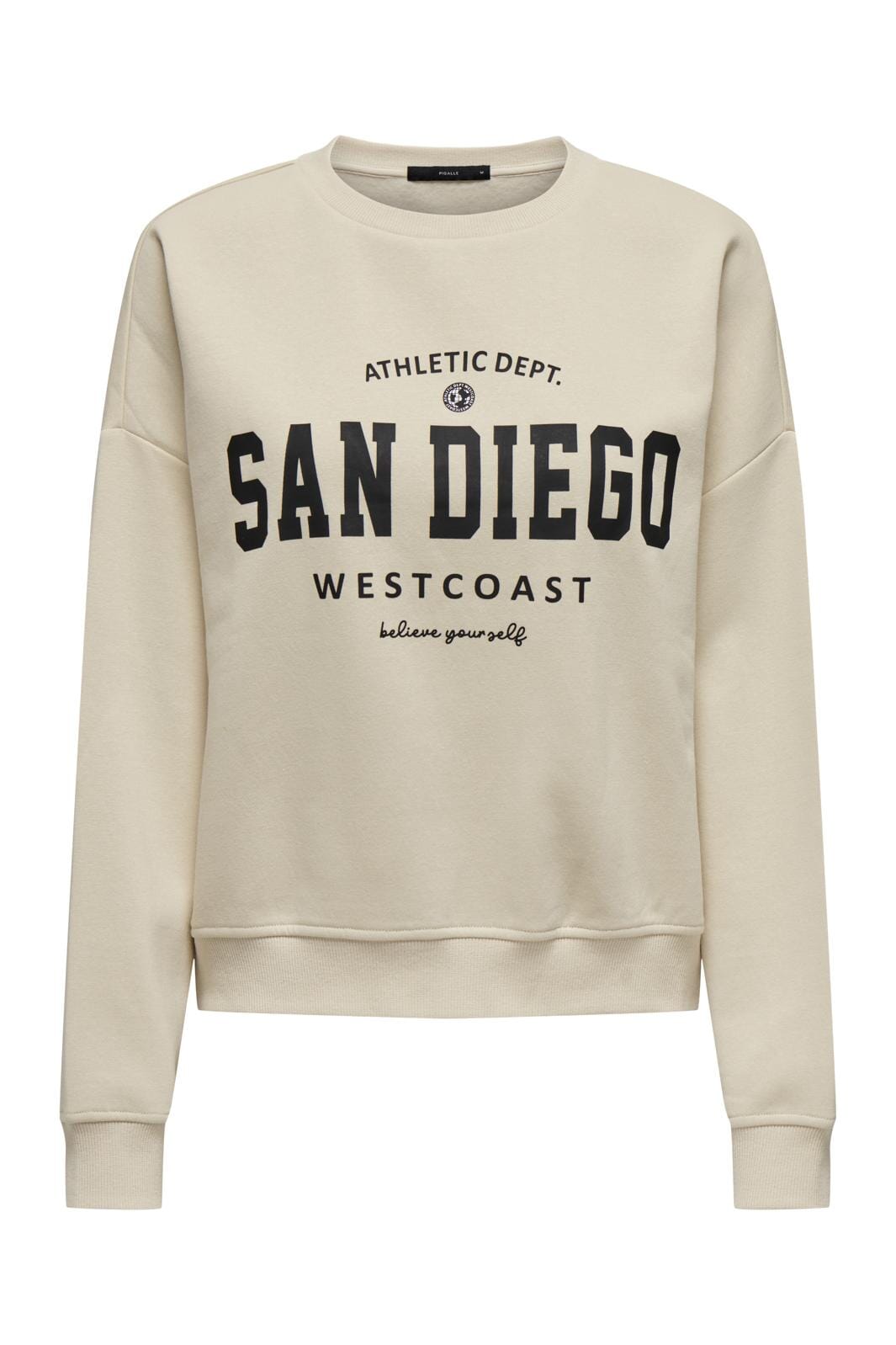 Only - Onlsweat Life L/S Crew O.Size State - 4552606 Birch San Diego