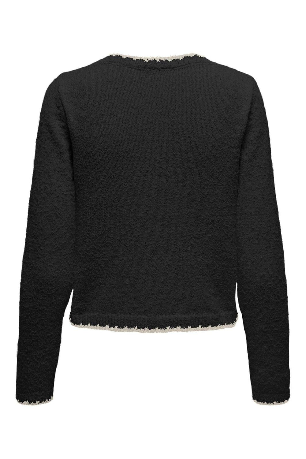 Only - Onlteresa Life Ls Oneck Cardigan Cc Knt - 4726111 Black Birch