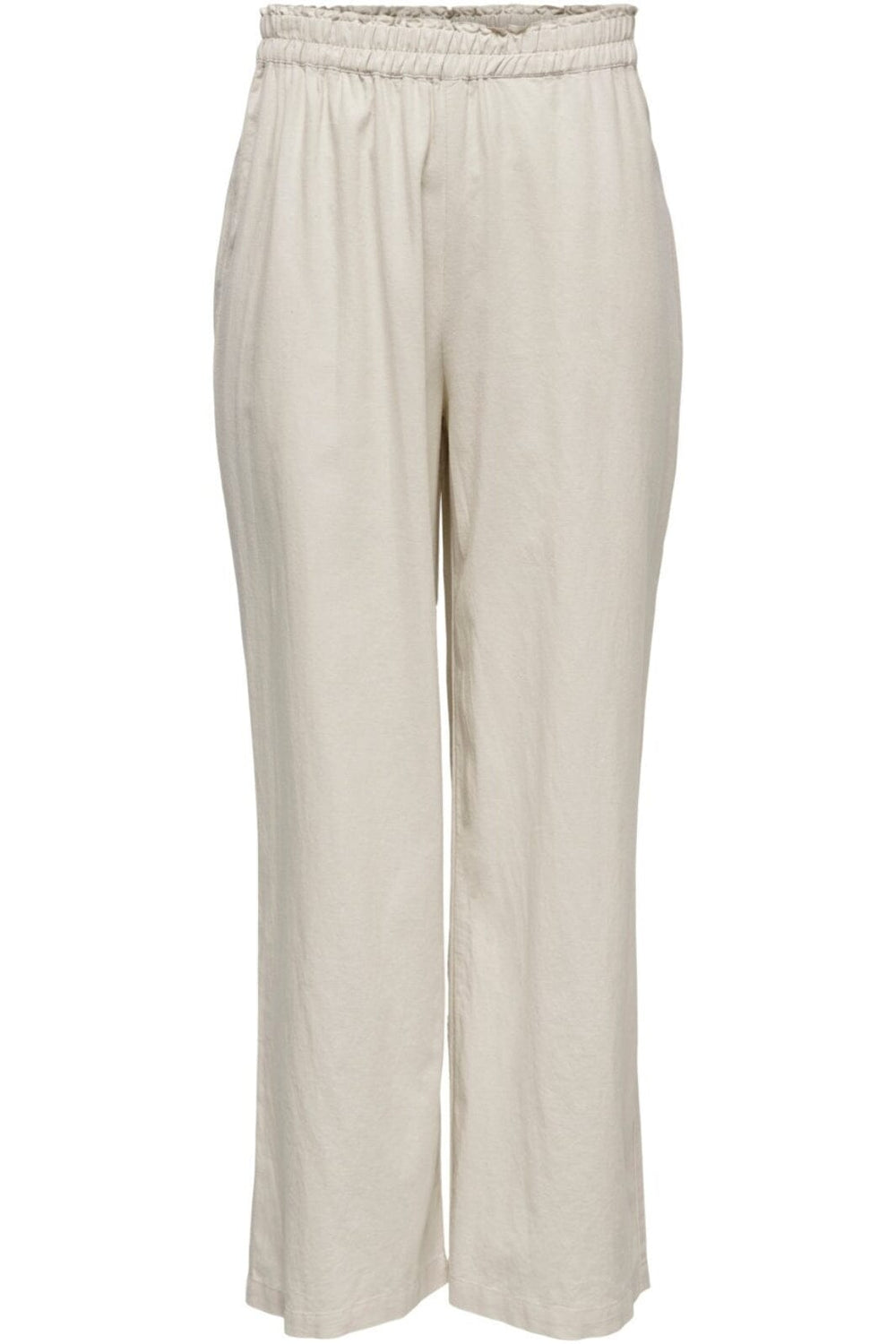 Only - Onltokyo Linen Blend Pant - 3996929 Moonbeam Bukser 