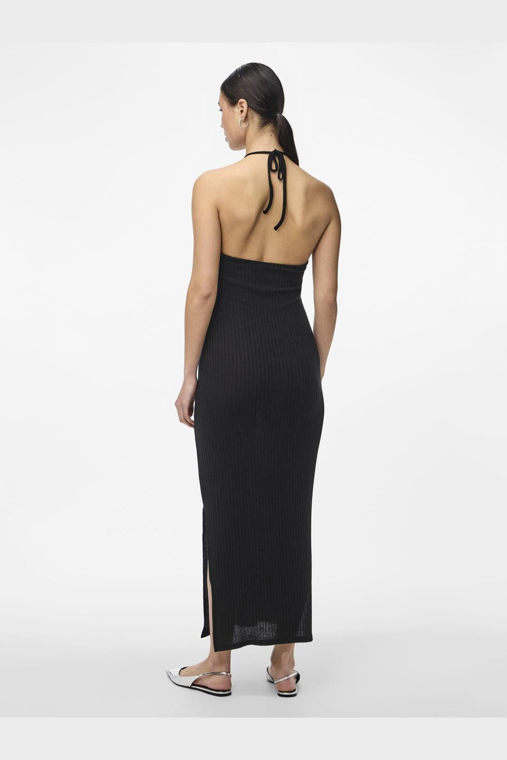 Pieces - Pcalicia Sl Long Halter Neck Dress - 4368760 Black