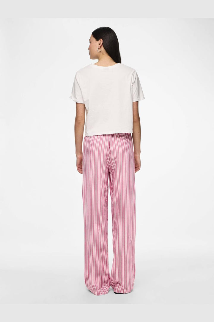 Pieces - Pcalvina Pants - 4472395 Ibis Rose Cloud Dancer