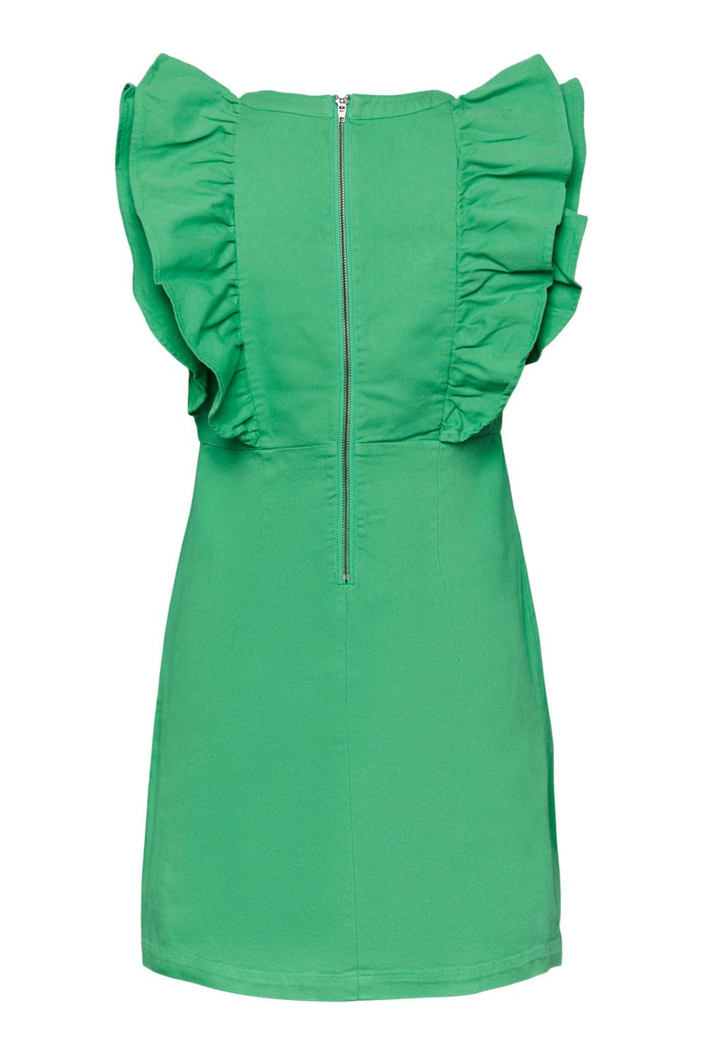 Pieces - Pcama Sl Ruffle Dress - Irish Green Kjoler 