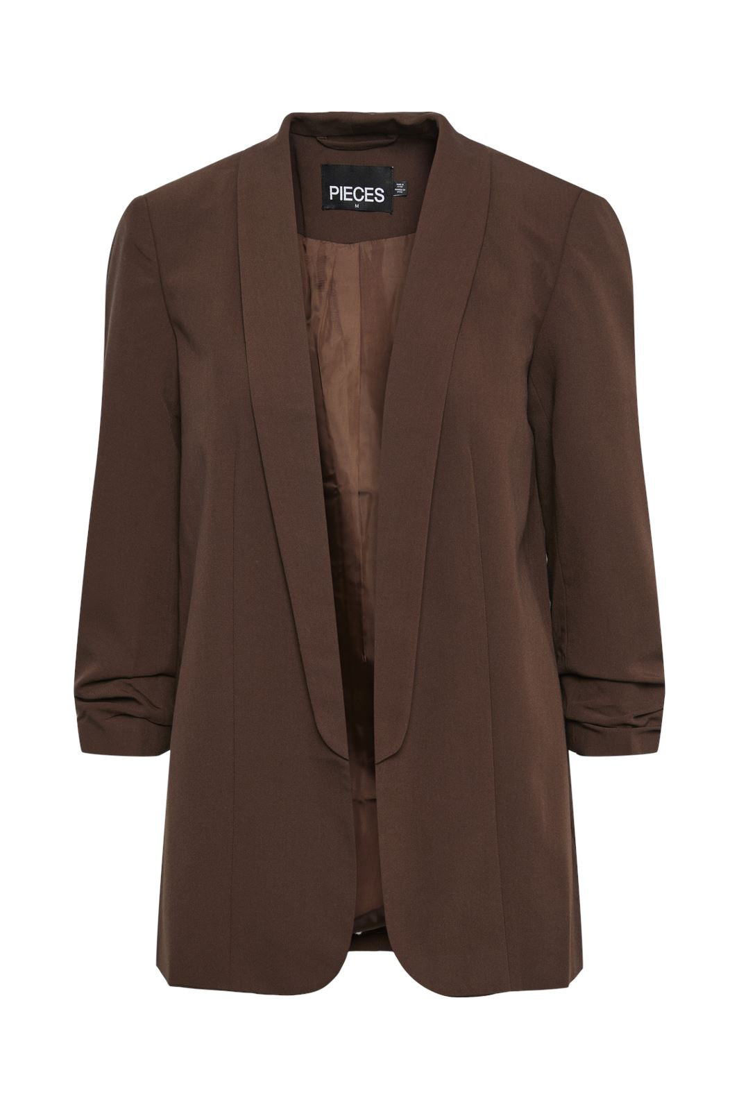 Pieces - Pcbosella 3/4 Blazer - 3830446 Chicory Coffee