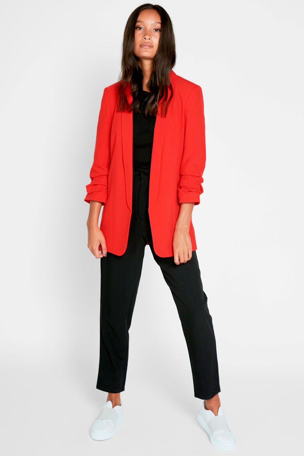 Pieces - PcBoss 3/4 Blazer - High Risk Red Blazer 