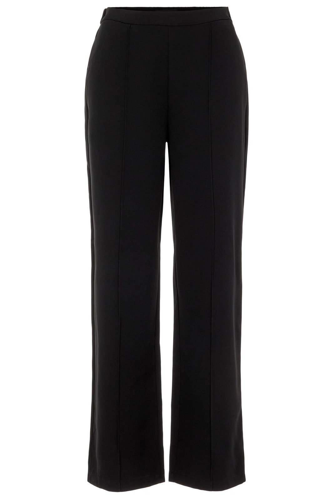 PIECES - PcBossy Hw Wide Pant - Black Bukser 