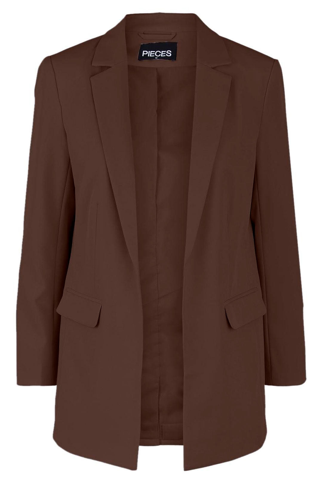 Pieces - PcBossy Ls Loose Blazer - Chicory Coffee Blazere 