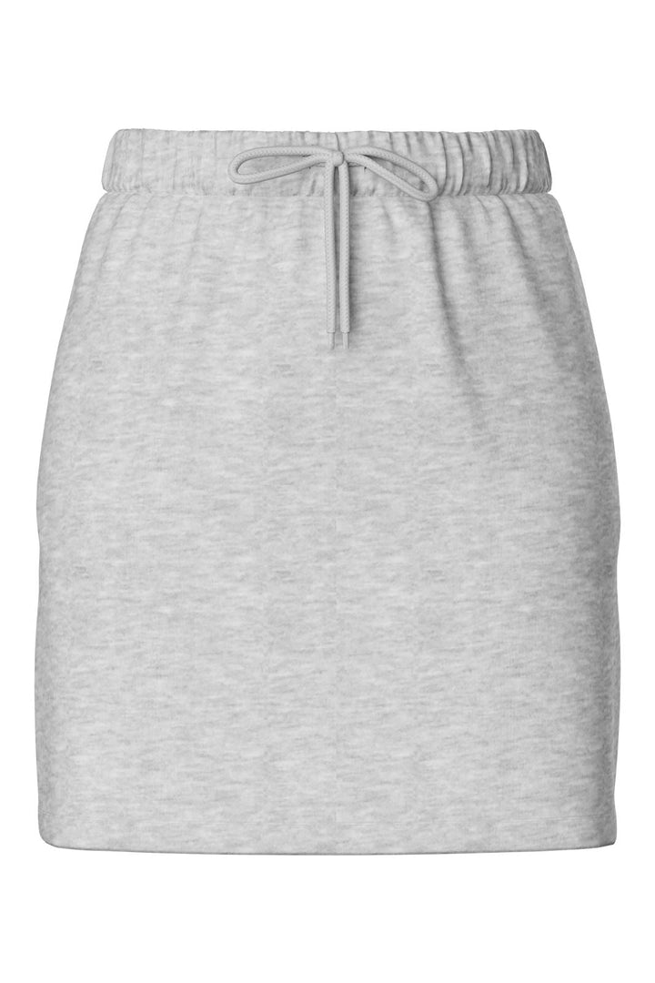 Pieces - Pcchilli Summer Short Skirt Cp - 4702988 Light Grey Melange