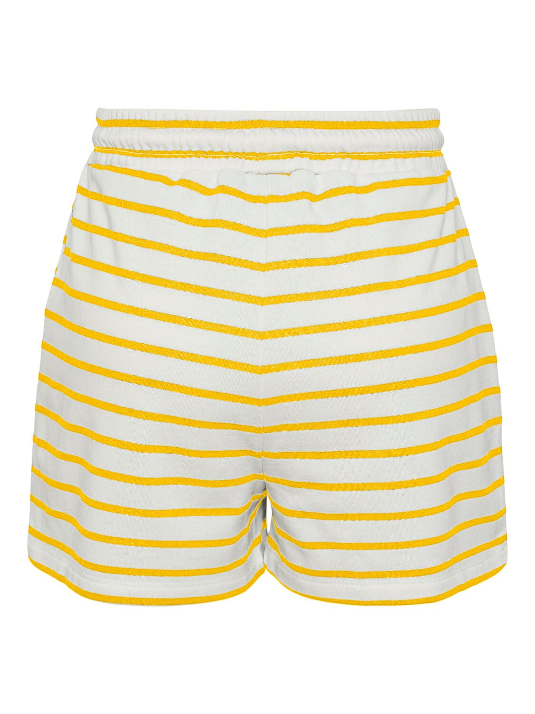 Pieces, Pcchilli Summer Hw Shorts Stripe, Cloud Dancer Lemon