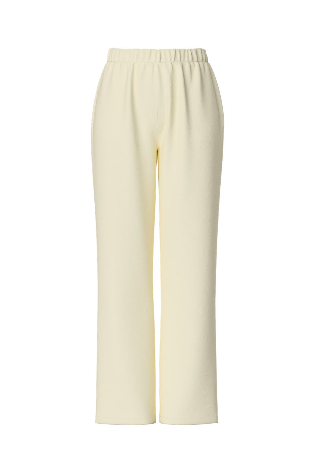 Pieces - Pcchilli Summer Wide Pants - 4702992 White Pepper