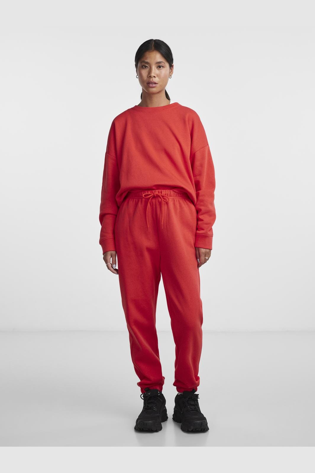 Pieces - Pcchilli Sweat Pants - 4252589 Poppy Red