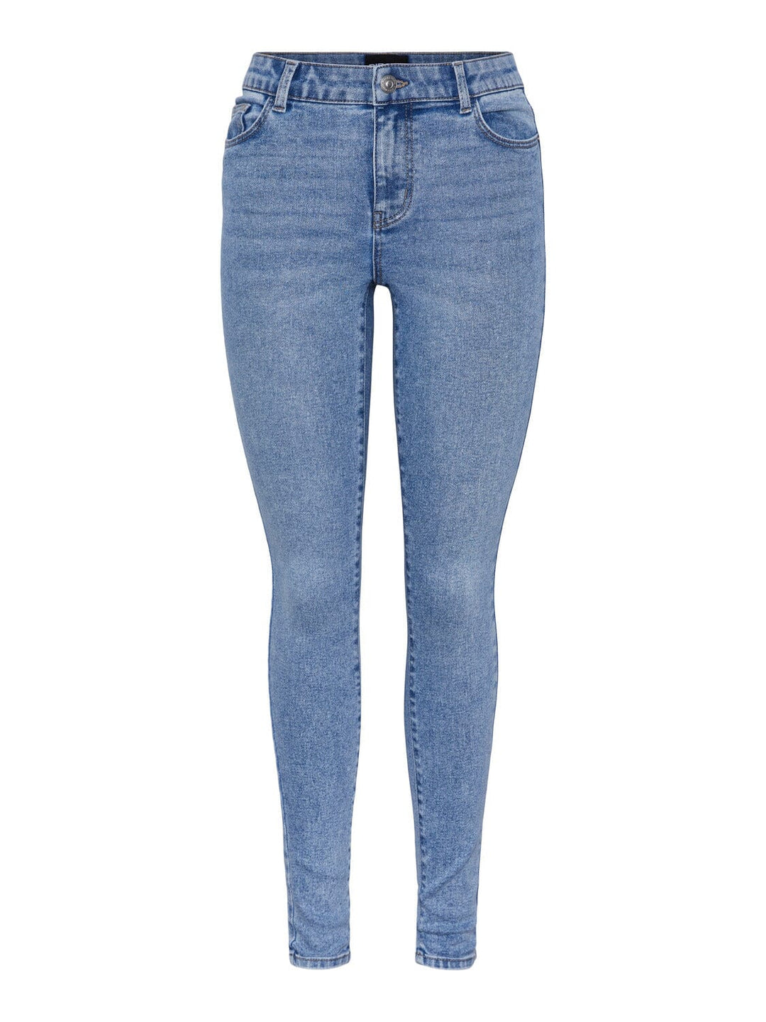 Pieces, Pcdana Mw Skinny Jeans Lb302, Light Blue Denim