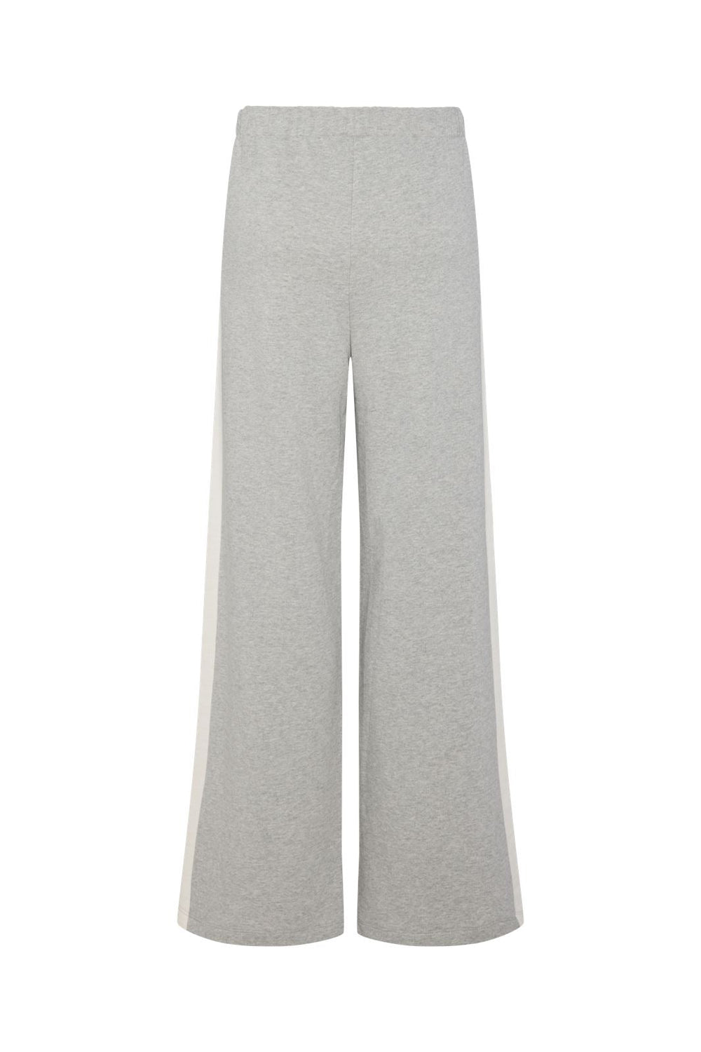 Pieces - Pcjoanna Wide Sweatpants - 4731905 Light Grey Melange White