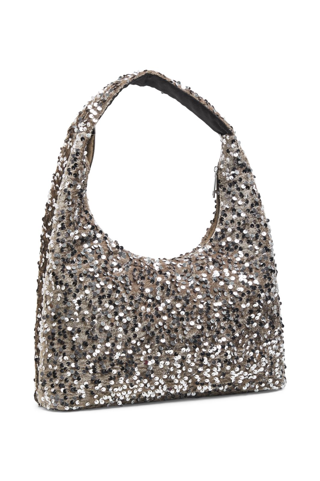 Pieces - Pckam Shoulder Bag - 4664781 Morel Silver Sequins