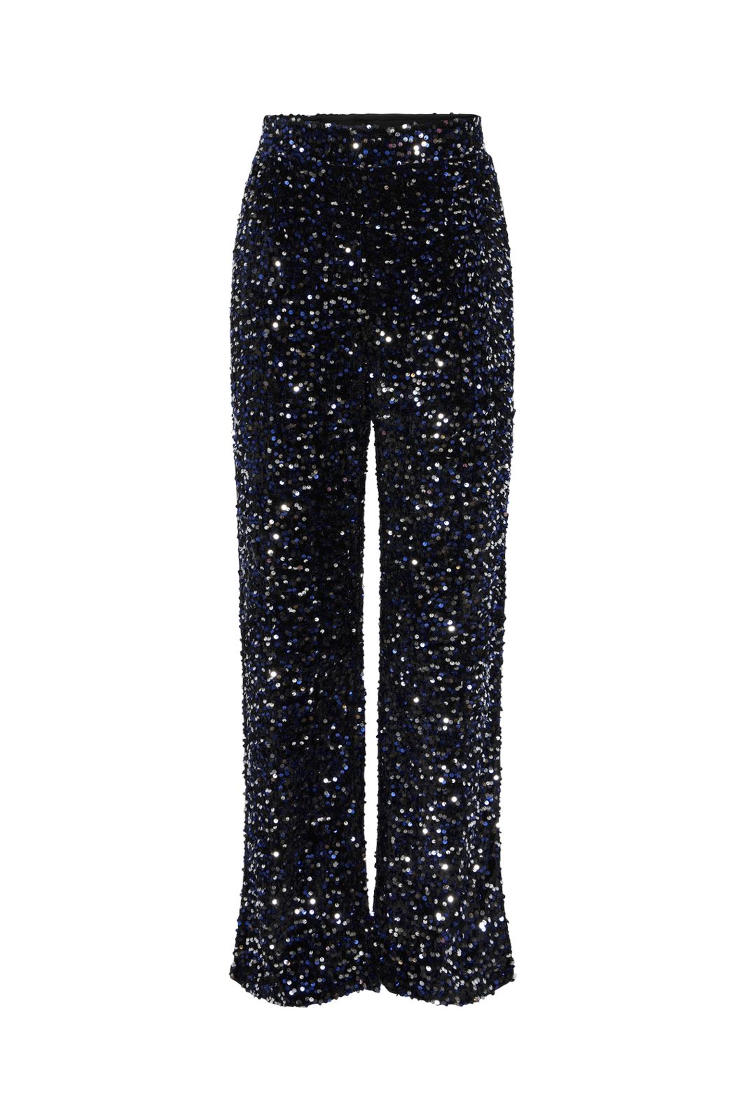 Pieces - Pckam Wide Pant - 4617669 Black Bellweather Sequins