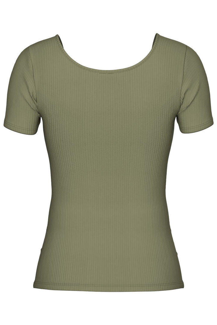 Pieces - Pckitte Ss Top - 3300882 Deep Lichen Green