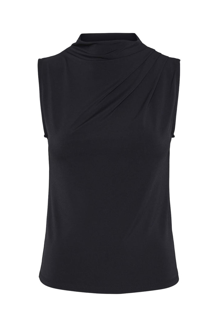 Pieces - Pcmadison Sl Draped Top - 4551351 Black