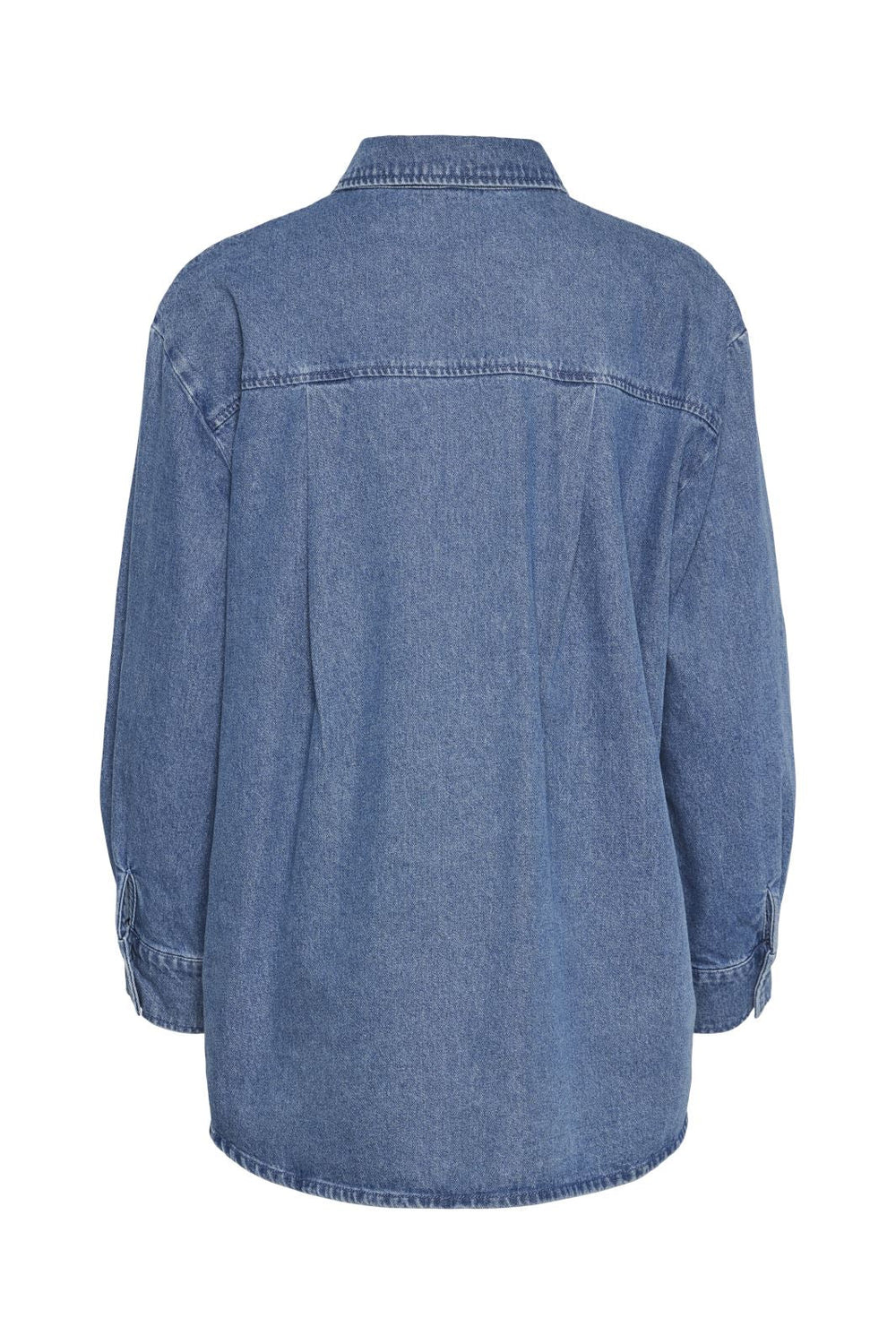 Pieces - Pcmaisie Ls Denim Shirt - 4544392 Medium Blue Denim