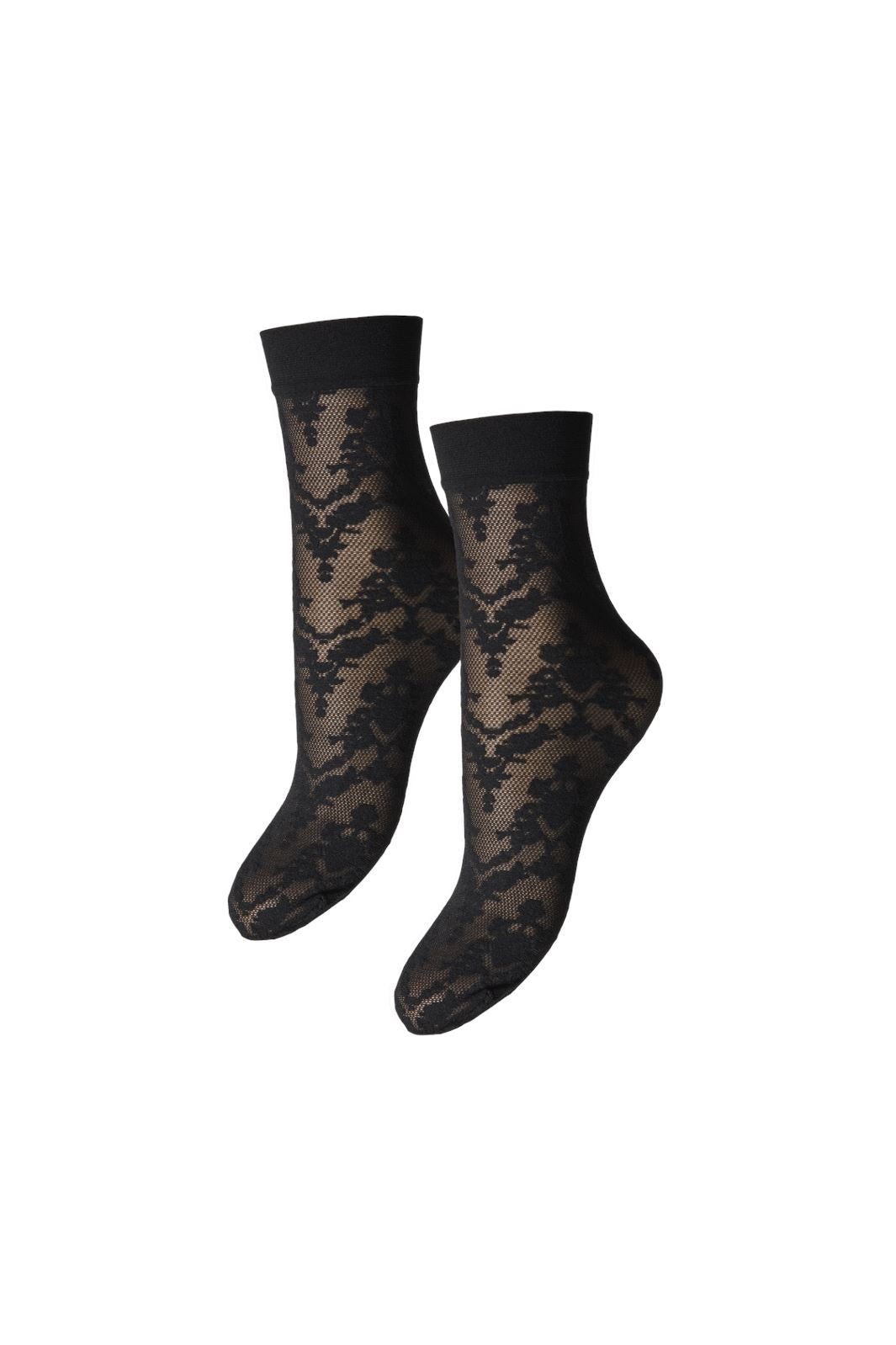 Pieces - Pcmia Nylon Socks Lace 2 Pack 17156808 - 4713541 - Black Lace