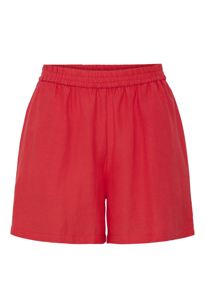 Pieces - Pcmilano Shorts Pb - 4695158 Poppy Red