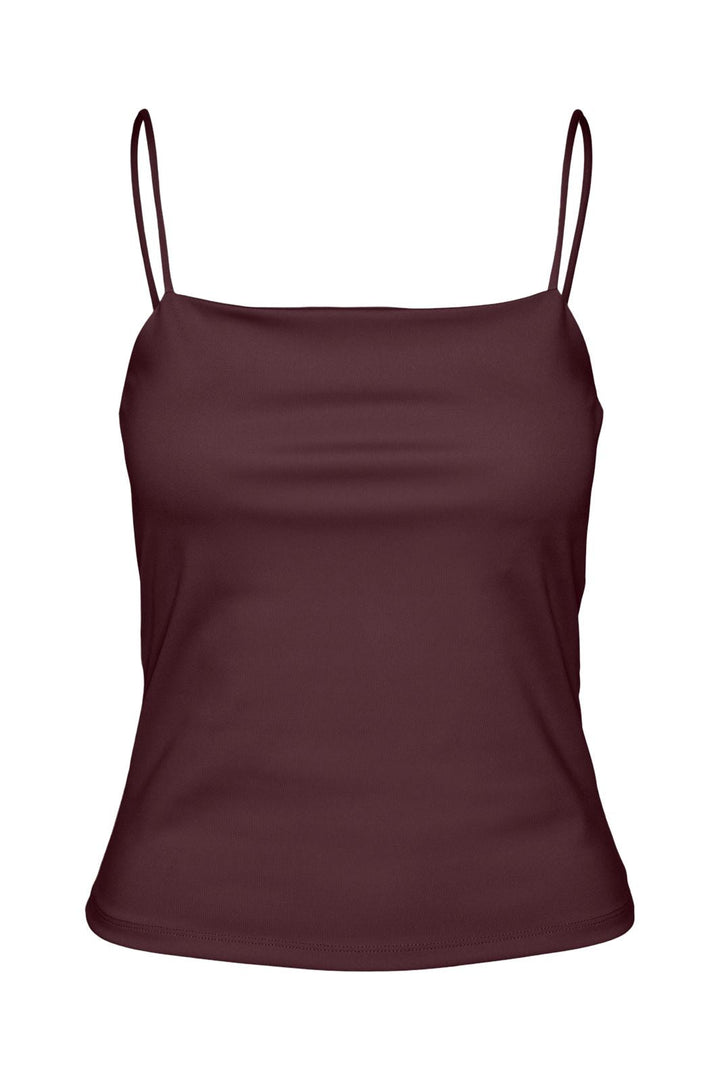 Pieces - Pcminni Strap Top - 4715091 Tawny Port