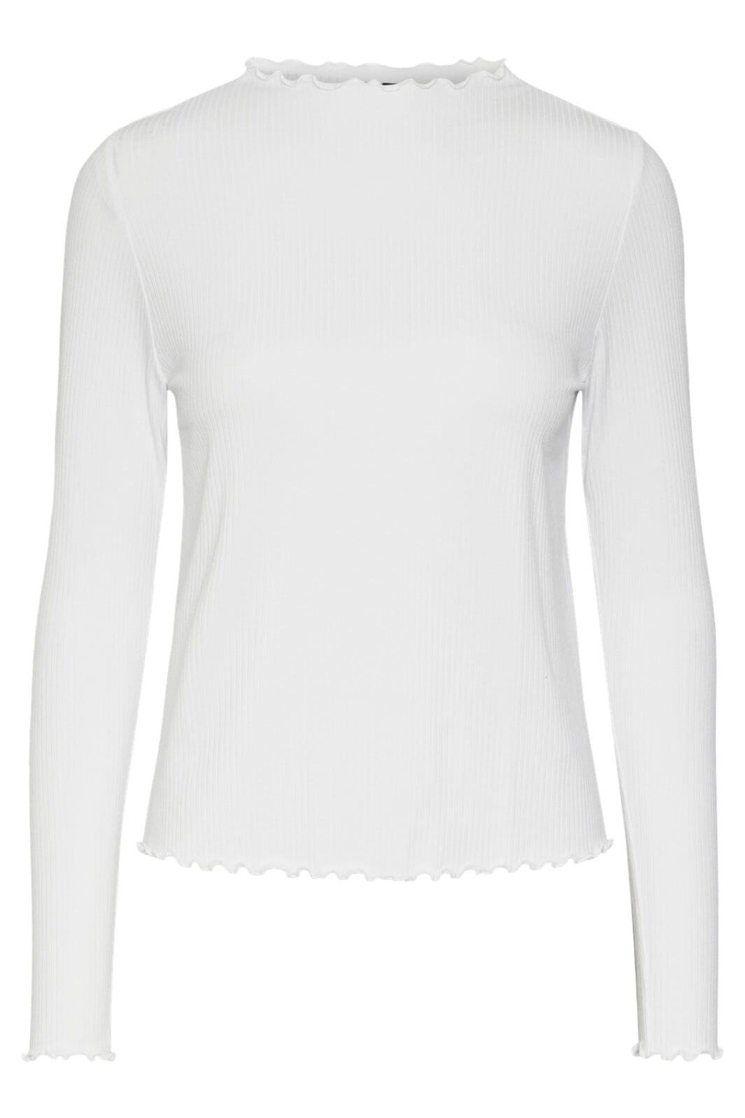 Pieces - Pcnicca Ls Top - 4073266 Bright White Bluser 