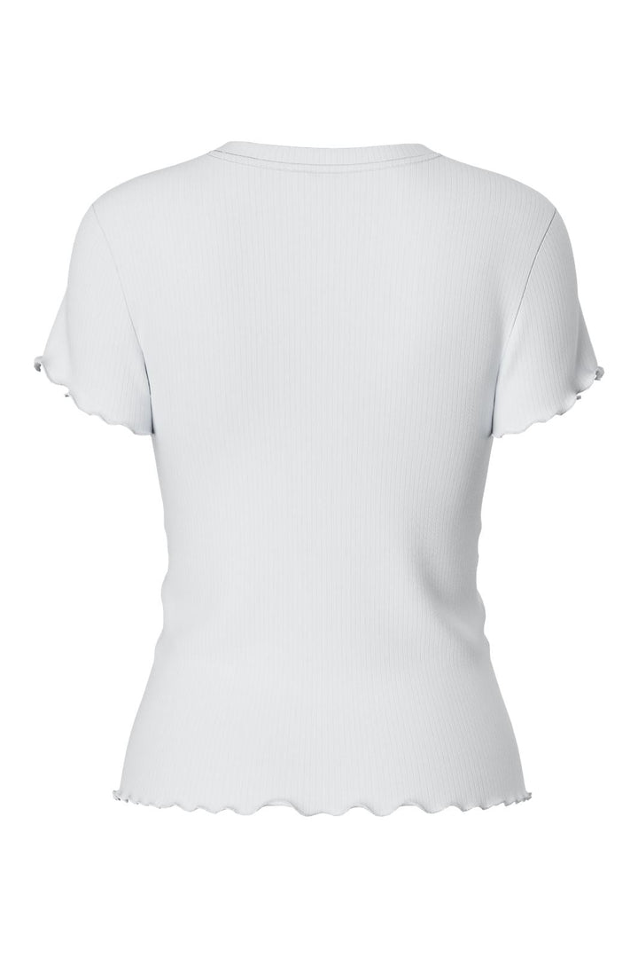 Pieces - Pcnicca Ss O-Neck Top - 4115879 Bright White