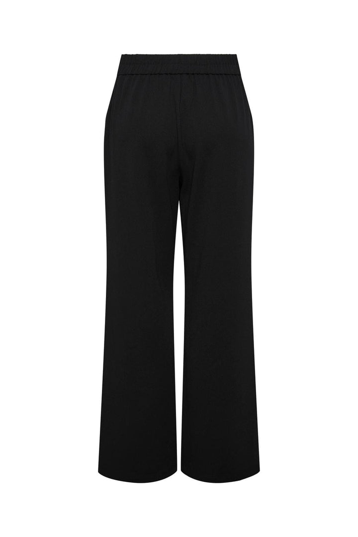 Pieces, Pcnula Hw Wide Pants, Black