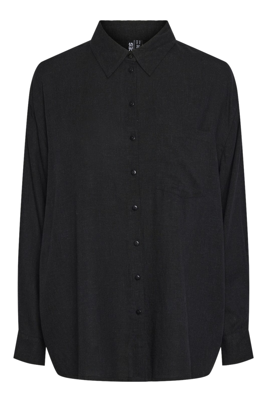 Pieces - Pcpia Ls Loose Shirt - 4476661 Black